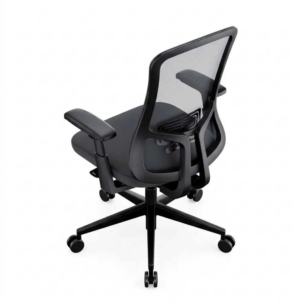 Ergonomischer Schreibtischstuhl mit Sitztiefenverstellung und Netzlehne