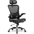 Ergonomischer Schreibtischstuhl mit Kopfstütze und Lendenwirbelstütze, verstellbare Armlehnen, Mesh-Gaming-Stuhl, bis 150kg belastbar
