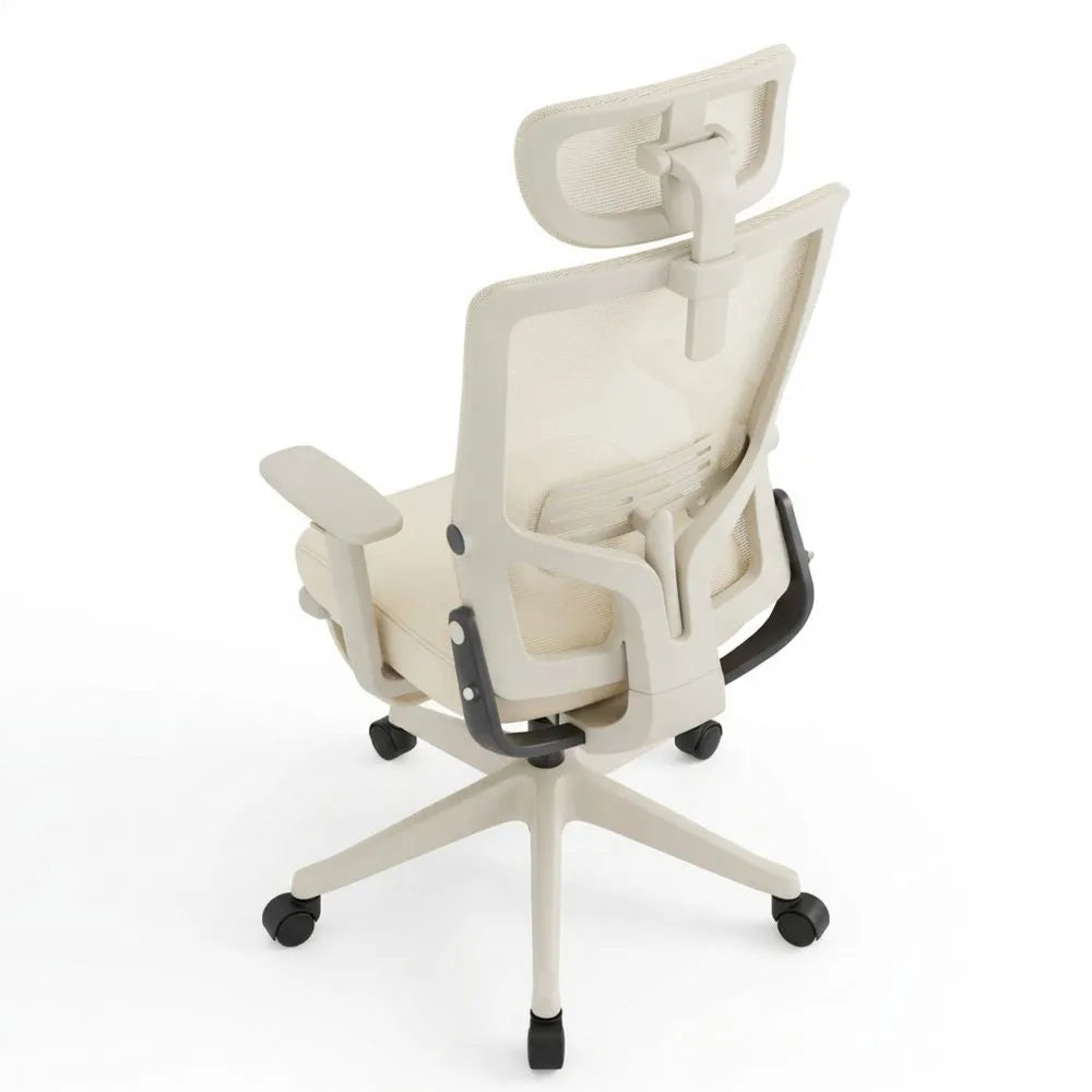Ergonomischer Bürostuhl mit Klappfunktion und Lendenstütze